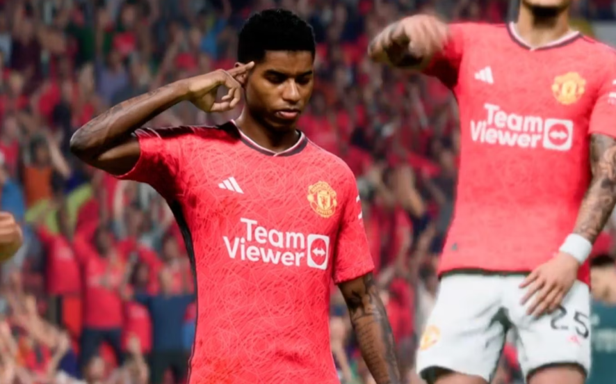 Marcus Rashford’s Thinking celebration is now in EA Sports FC 24