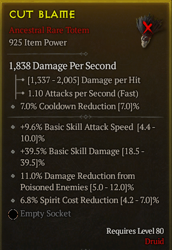 Season 3 - Softcore - Perfect Rare - Totem CUT BLAME 3