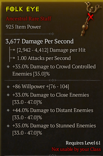 Season 3 - Softcore - Perfect Rare - Staff FOLK EYE 2