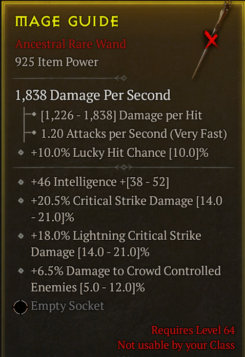 Season 3 - Softcore - Perfect Rare - Wand MAGE GUIDE 2