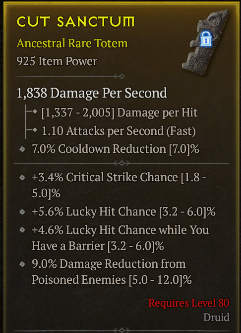 Season 3 - Softcore - Perfect Rare - Totem CUTSANCTUM 3