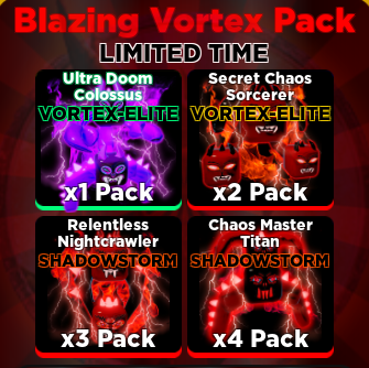 Packs Blazing Vortex Pack
