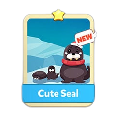 Cute Seal 1 Stars-S2-4