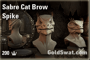 PC-EU-Sabre Cat Brow Spike, 200 Crowns