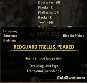 PC-EU-Redguard Trellis, Peaked, 2000 Crowns