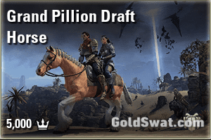 PC-EU-Grand Pillion Draft Horse, 5000 Crowns