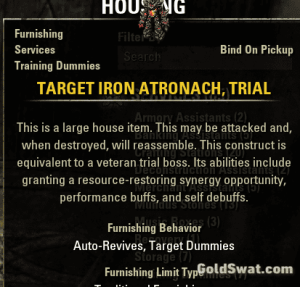 PC-EU-Target Iron Atronach, Trial, 6000 Crowns