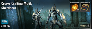 PC-EU-Crown Crafting Motif: Shardborn - 4000 Crowns