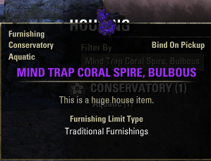 PC-EU-Mind Trap Coral Spire, Bulbous  - 340 Crowns