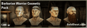 PC-EU-Barbarian Warrior Cosmetic Pack, 1000 Crowns