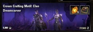 PC-EU-Crown Crafting Motif: Clan Dreamcarver - 5000 Crowns