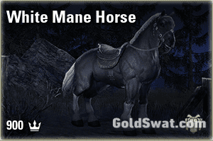 PC-EU-White Mane Horse, 900 Crowns