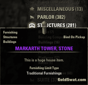 PC-EU-Markarth Tower, Stone, 510 Crowns