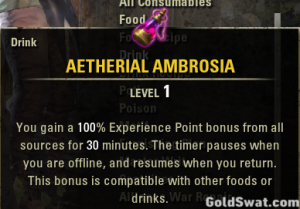 PC-EU-Aetherial Ambrosia +100% XP