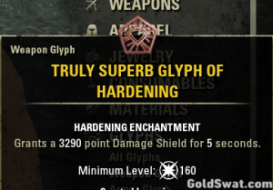 PC-EU-Truly Superb Glyph Of Hardening *1