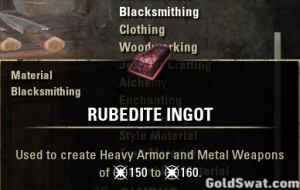 PC-EU-Rubedite Ingot *200