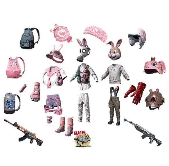 PUBG Bunny Academy Mega Set