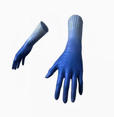 Blue fairy gloves