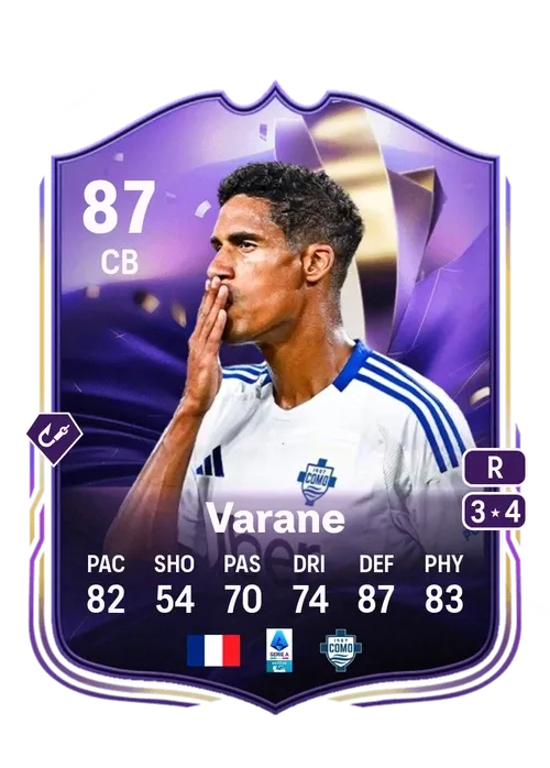 SBC 87 Raphaël Varane + 4 Packs