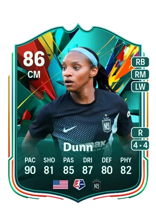 SBC 86 Crystal Dunn + 6 Packs