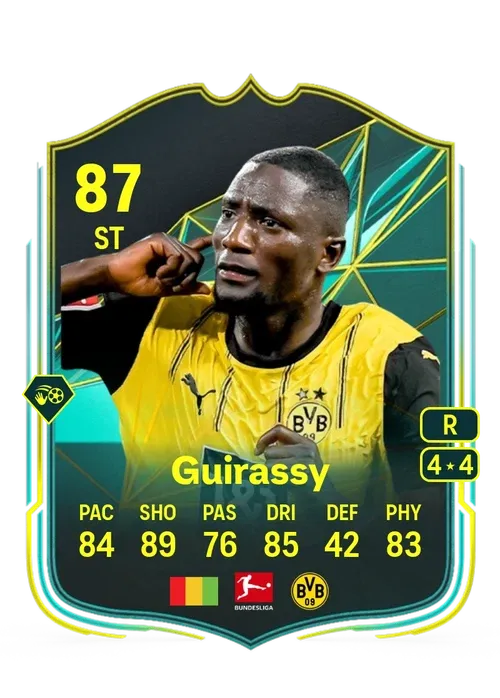 SBC 87 Serhou Guirassy + 4 Packs