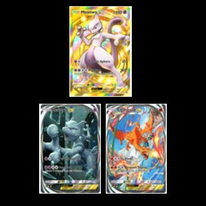 Crown Card Mewtwo + Reality Card Mewtwo + Reality Card Charizard, Global Account