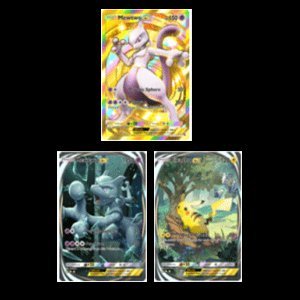 Crown Card Mewtwo + Reality Card Mewtwo + Reality Card Pikachu, Global Account