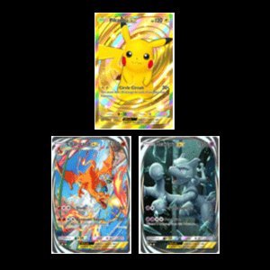 Crown Card Pikachu + Reality Card Mewtwo + Reality Card Charizard, Global Account