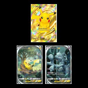 Crown Card Pikachu + Reality Card Mewtwo + Reality Card Pikachu, Global Account