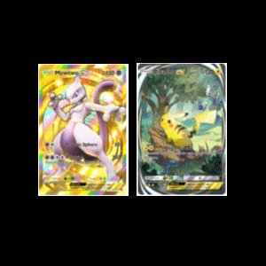 Crown Card Mewtwo + Reality Card Pikachu, Global Account