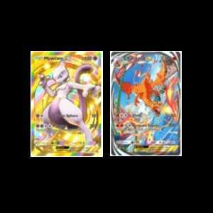 Crown Card Mewtwo + Reality Card Charizard, Global Account