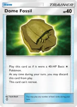 Dome Fossil#217 - Genetic Apex [C]